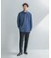 LIFE STYLE TAILOR　ショートワイドデニムライクシャツ