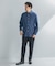 LIFE STYLE TAILOR　ショートワイドデニムライクシャツ