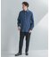 LIFE STYLE TAILOR　ショートワイドデニムライクシャツ