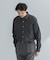 LIFE STYLE TAILOR　ショートワイドデニムライクシャツ