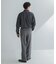 LIFE STYLE TAILOR　ショートワイドデニムライクシャツ