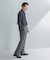 LIFE STYLE TAILOR　ショートワイドデニムライクシャツ
