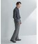 LIFE STYLE TAILOR　ショートワイドデニムライクシャツ
