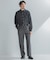 LIFE STYLE TAILOR　ショートワイドデニムライクシャツ