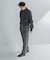 LIFE STYLE TAILOR　ショートワイドデニムライクシャツ