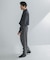 LIFE STYLE TAILOR　ショートワイドデニムライクシャツ