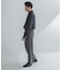 LIFE STYLE TAILOR　ショートワイドデニムライクシャツ