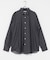 LIFE STYLE TAILOR　ショートワイドデニムライクシャツ