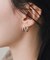ダブルラインワンタッチフープピアス