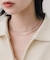 ステンレスドットプレート2セットネックレス