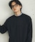 『WEB／一部店舗限定サイズ』フェイクスエードクルーネックスウェット