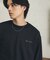 『WEB／一部店舗限定サイズ』シシュウフェイクスエードクルーネックスウェット