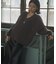Wool V-Neck Cocoon Knit