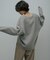 Wool V-Neck Cocoon Knit