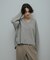 Wool V-Neck Cocoon Knit