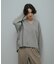 Wool V-Neck Cocoon Knit