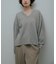Wool V-Neck Cocoon Knit