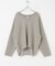 Wool V-Neck Cocoon Knit
