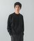 FUR WOOL CREW-NECK KNIT