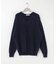 FUR WOOL V-NECK KNIT