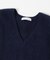 FUR WOOL V-NECK KNIT