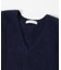 FUR WOOL V-NECK KNIT
