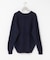 FUR WOOL V-NECK KNIT