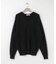 FUR WOOL V-NECK KNIT