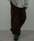 Wool Fleece Curve Pants