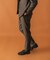 LIFE STYLE TAILOR　ウールライクツイルコンフォータブルパンツ
