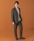 LIFE STYLE TAILOR　ウールライクツイルコンフォータブルパンツ