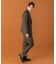 LIFE STYLE TAILOR　ウールライクツイルコンフォータブルパンツ