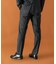 LIFE STYLE TAILOR　ウールライクツイルコンフォータブルパンツ