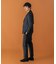 LIFE STYLE TAILOR　ウールライクツイルコンフォータブルパンツ