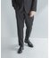 LIFE STYLE TAILOR　ウールライクツイルコンフォータブルパンツ