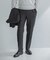 LIFE STYLE TAILOR　ウールライクツイルコンフォータブルパンツ