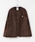 DANTON　FLEECE COLLARLESS JACKET