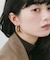 ステンレスボリュームニュアンスフープピアス