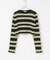 OPEN SESAME CLUB　MULTI BORDER CROPPED TOP