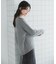 『WEB／一部店舗限定』ボリュームスリーブエアリーVネックニット