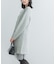 『WEB限定』レースペチ付畦ニットミニワンピース