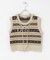 OPEN SESAME CLUB　FAIR ISLE VEST