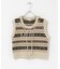 OPEN SESAME CLUB　FAIR ISLE VEST