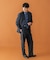 LIFE STYLE TAILOR　TWクリアツイル2タックパンツ