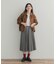 チェックプリーツスカート