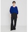 new basic　RIDGE PULL KNIT