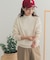 『WEB／一部店舗限定カラー』ボトルネックKNITプルオーバー