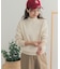 『WEB／一部店舗限定カラー』ボトルネックKNITプルオーバー