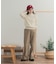 『WEB／一部店舗限定カラー』ボトルネックKNITプルオーバー