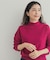 『WEB／一部店舗限定カラー』ボトルネックKNITプルオーバー